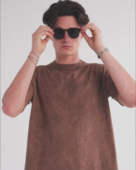 Washed wood tee